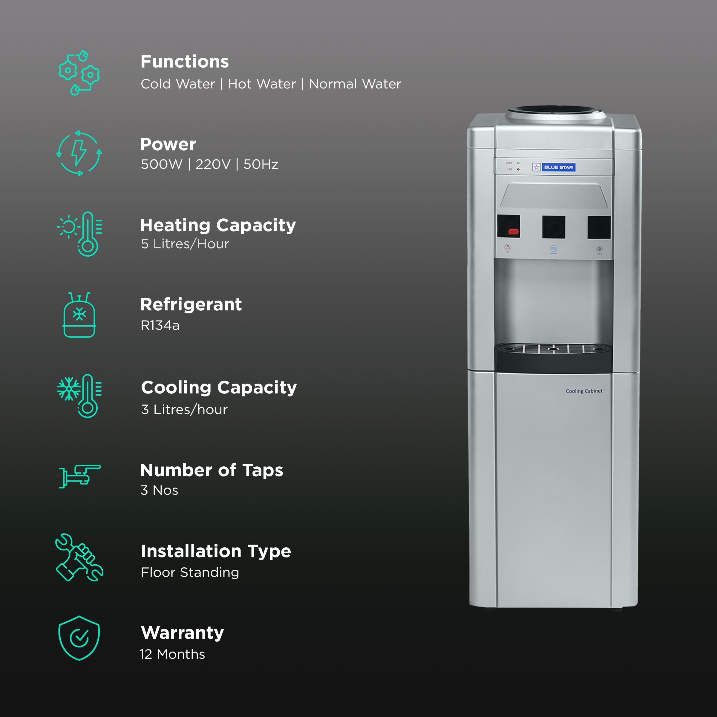 Blue star best sale cooling cabinet price